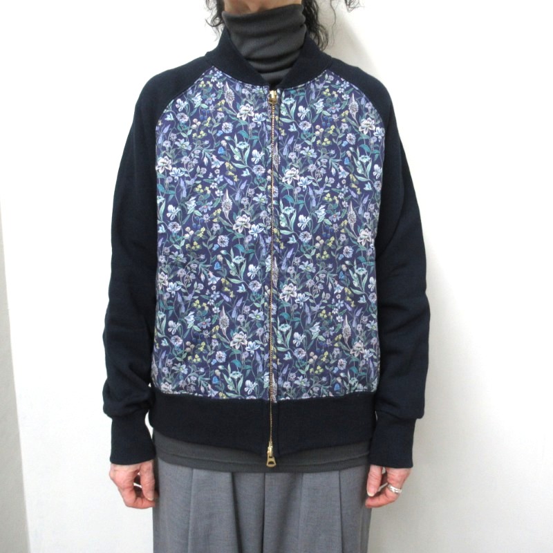 Vent d'ouest 前身頃リバティZIPブルゾン /NV29 【日本製】